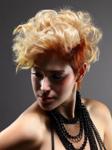 Hair for an 1980s look