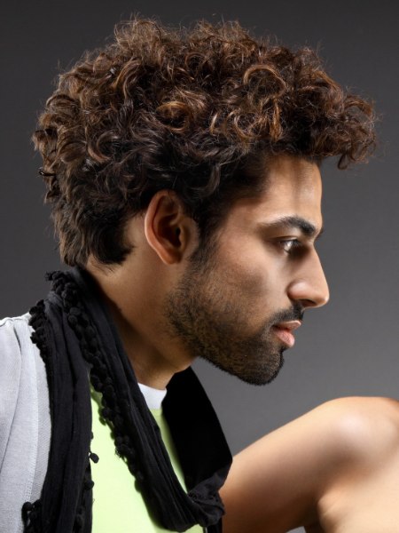 Fashion hairstyle with flair