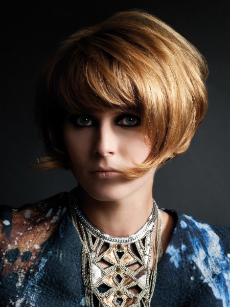 Well-cut short bob with volume