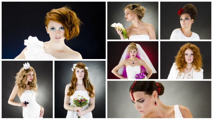 New wedding hairstyles