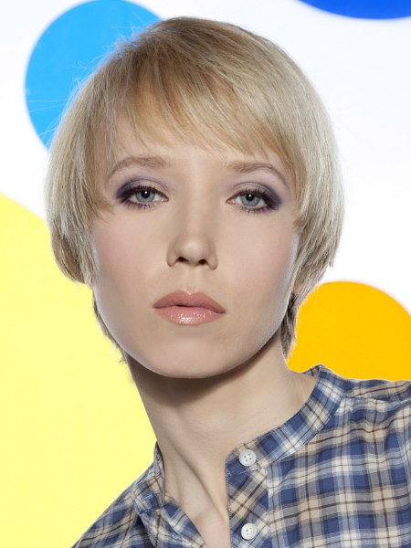 Sweet and easy low-maintenance short haircut