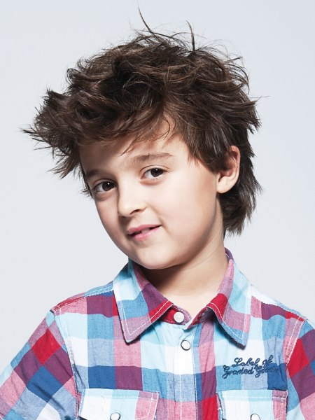 Haircut for little boys with coarse hair