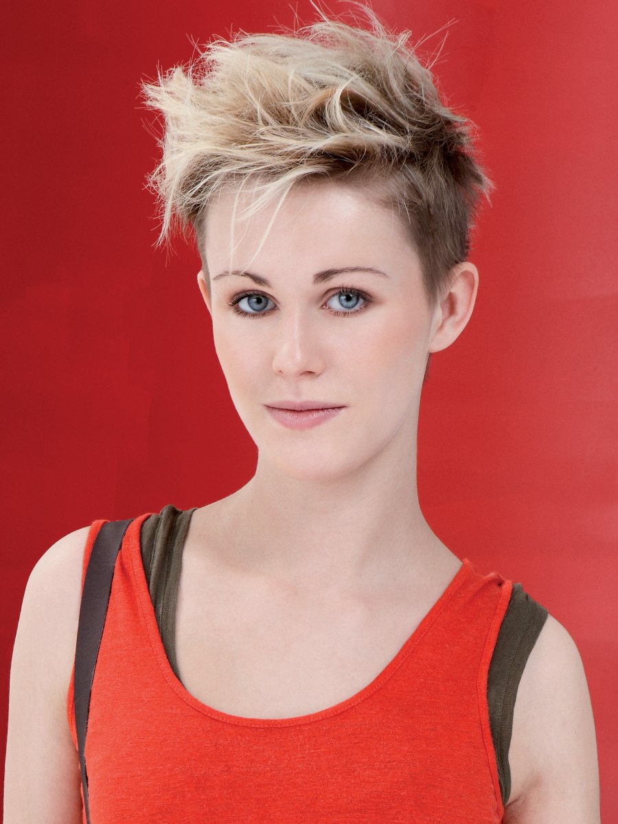 taper short hair