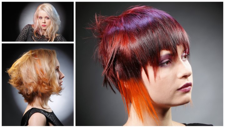 Hairstyles for modern women and the trends in hair colors for the season