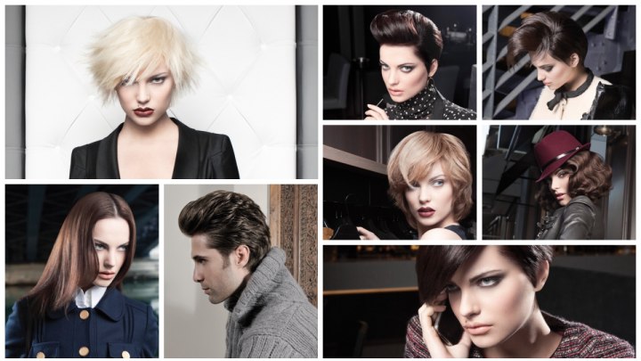 New long and short hairstyles