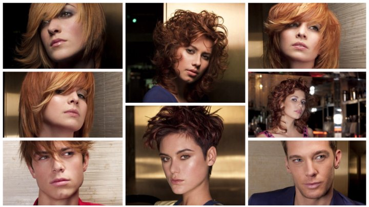 Beautiful short hairstyles and long looks
