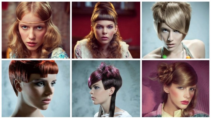 Fun colorful hairstyles