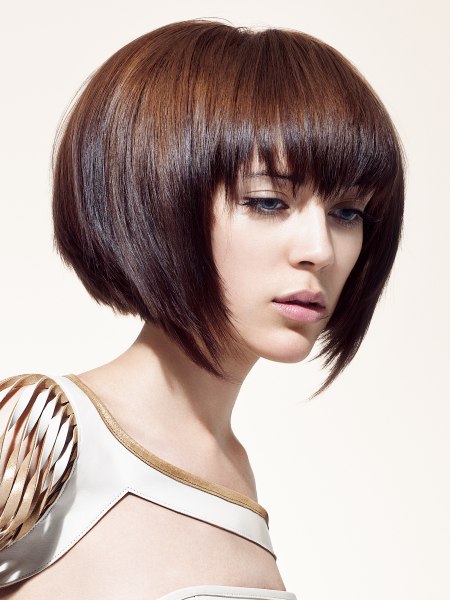 Short bob with a longer front