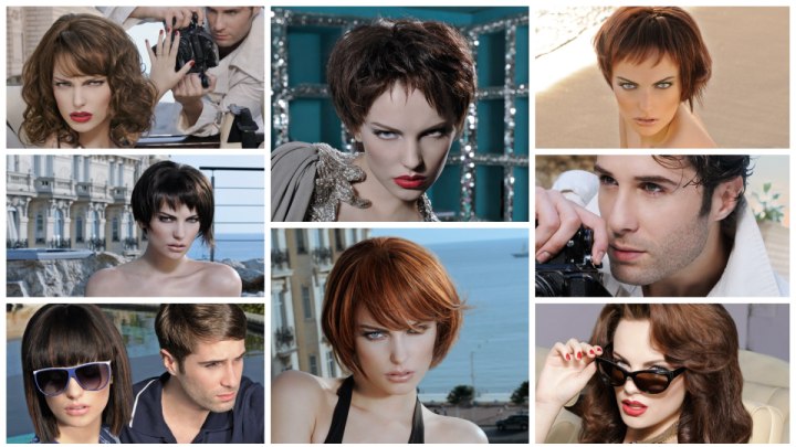 Luxurious styles for long and short hair