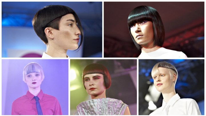 Sassoon hairstyles based on a bob