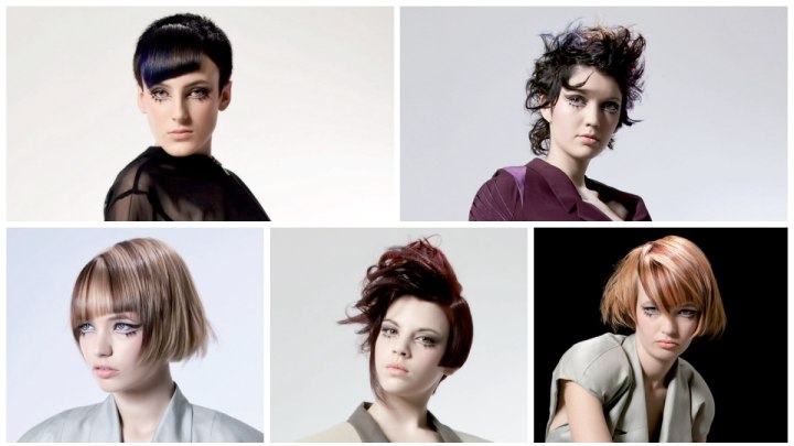Short hairstyles fashion from Italy