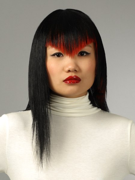 Modern Asian hairstyle