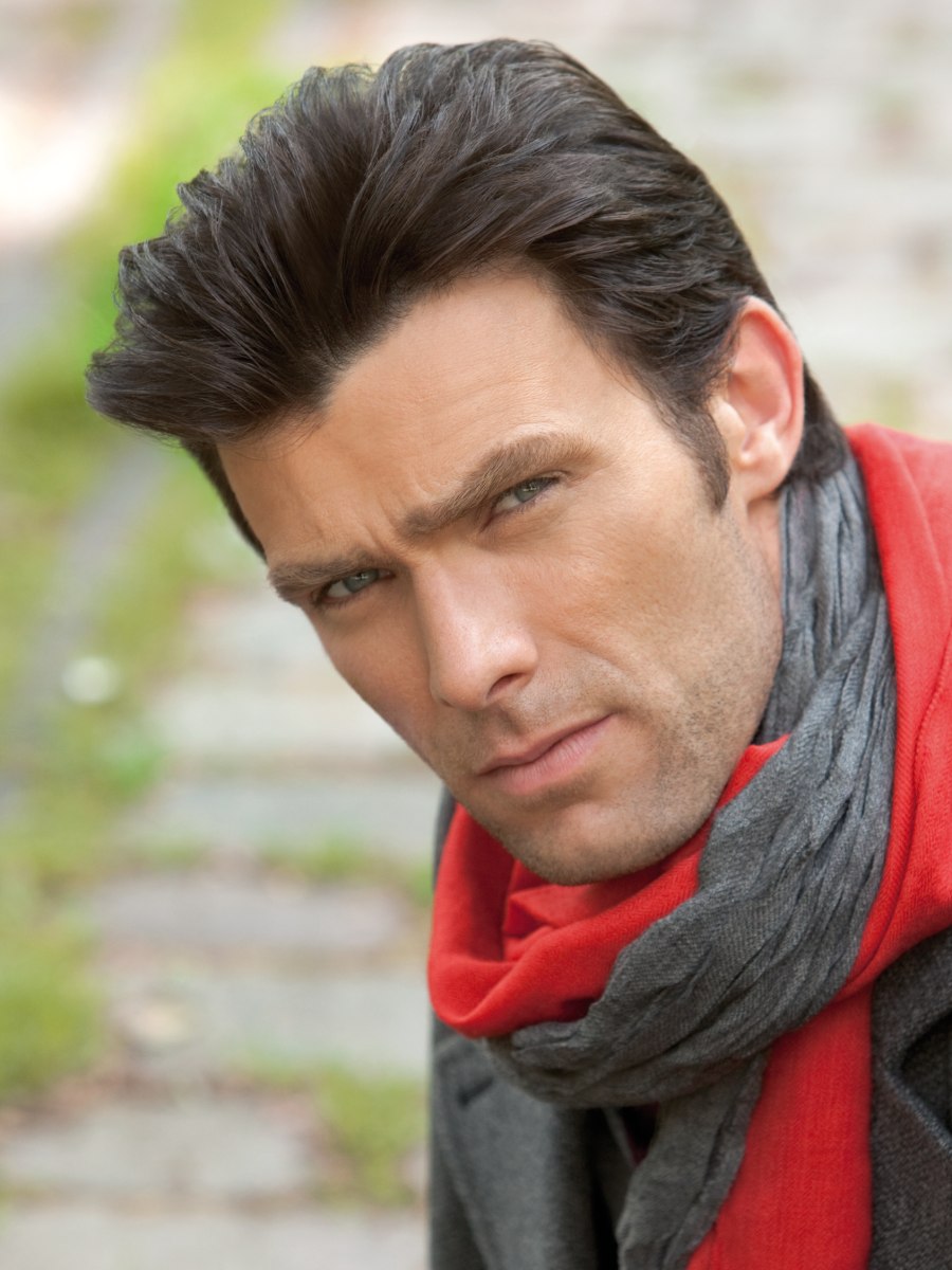 Men s Haircuts With Sideburns Volume And Spirit Of The 50s And 80s Men s Haircuts With Sideburns Volume And Spirit Of The 50s And 80s