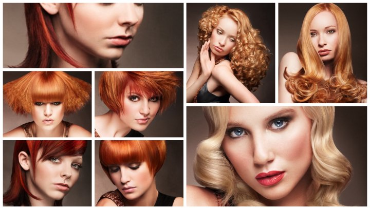Haircuts for red hair