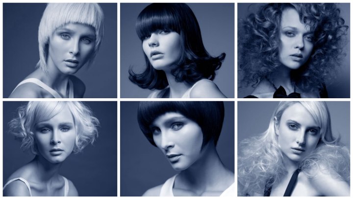 Hair photographed with attention on the texture and wave