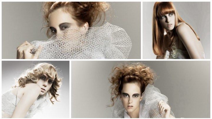 Hair with a three-dimensional character