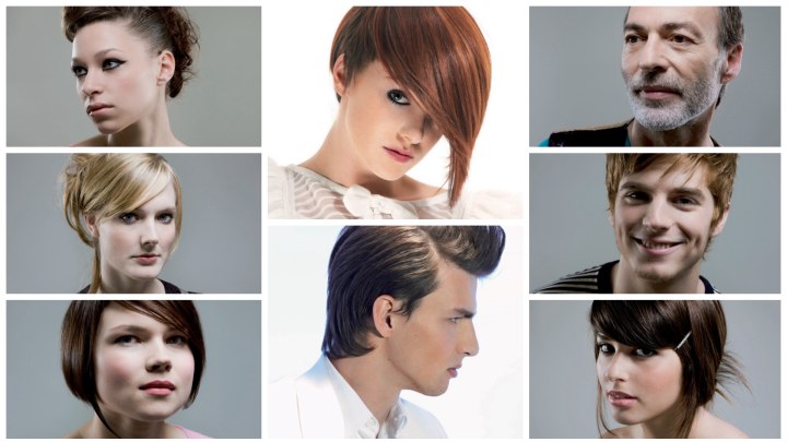 Trendy hairstyles for men and women