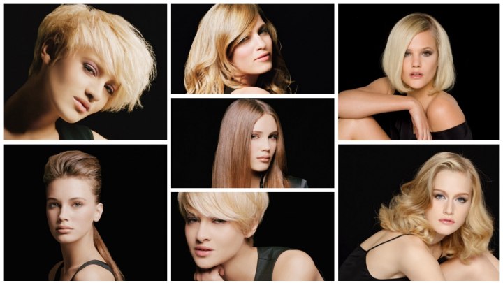 Uncomplicated hairstyles for long and short hair