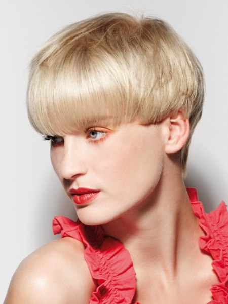 Side view of a mushroom cut