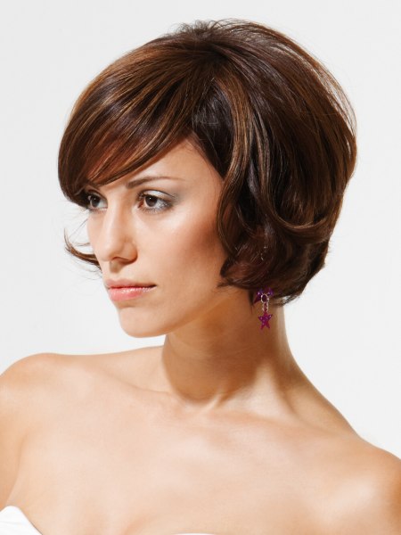 Easy to style chin length bob