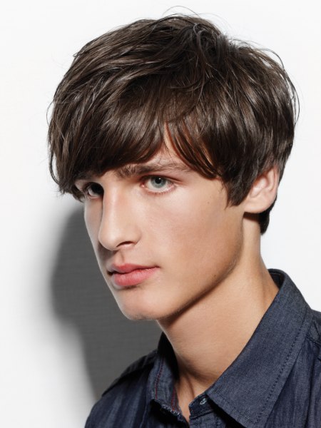 Mushroom cut hair for men