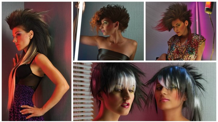 Creative hairstyles for open minded people
