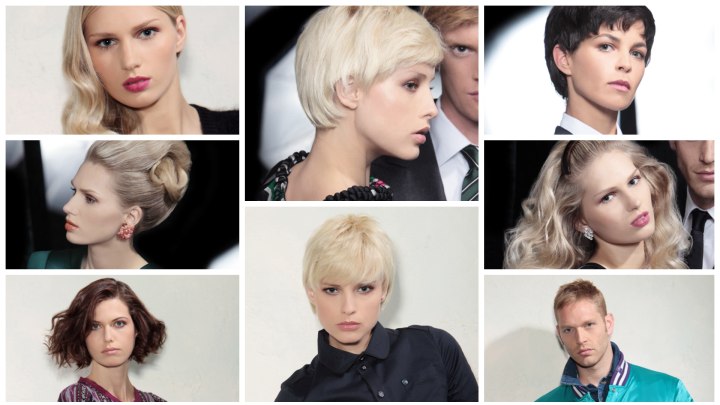 Hair fashion for the office and for festivities