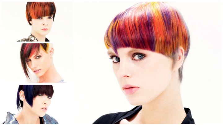 Strong haircuts and colors