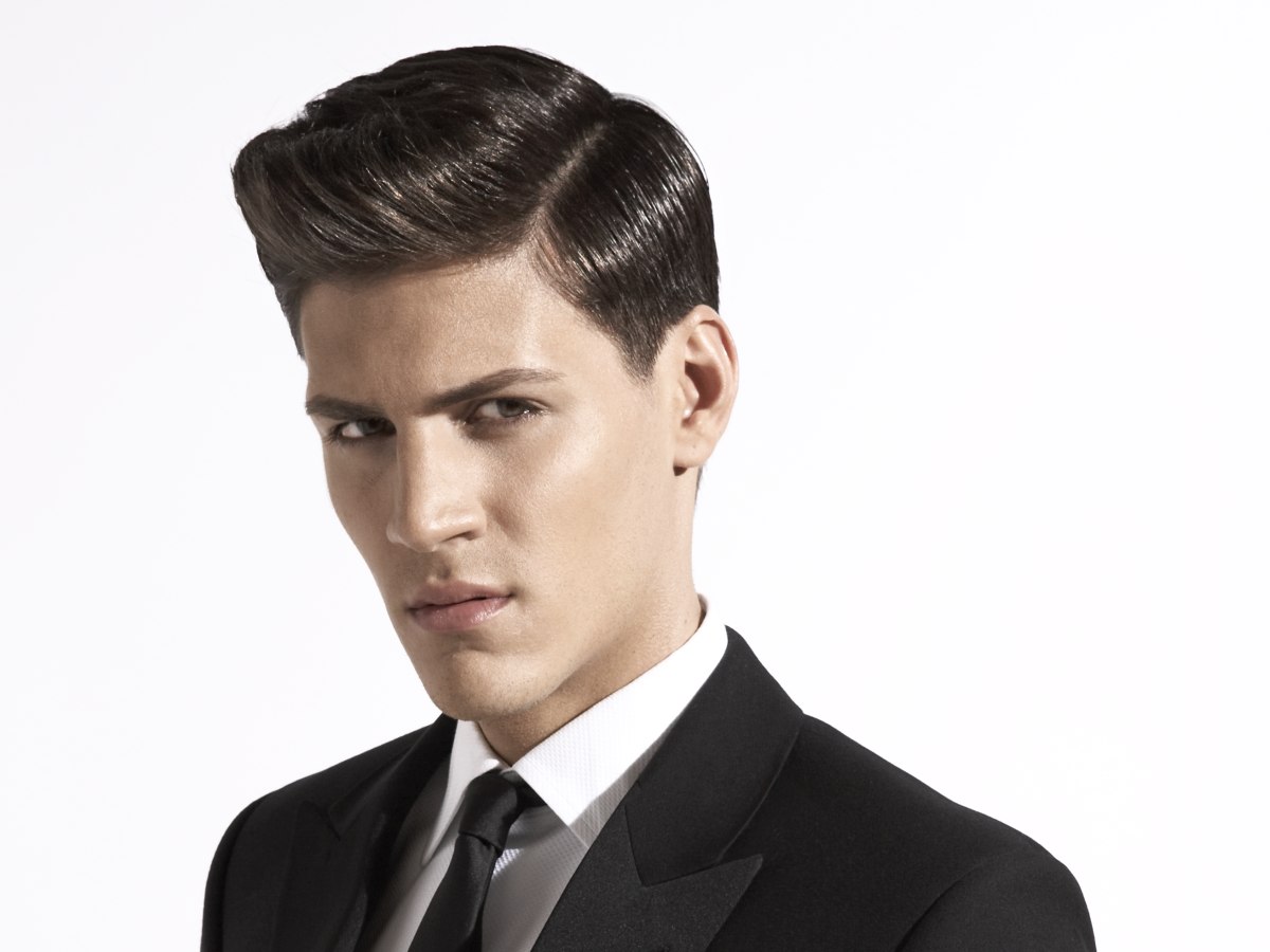 Clean haircut for career minded men