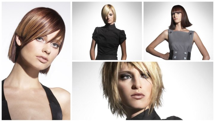 Haircut and color using reflections of the light