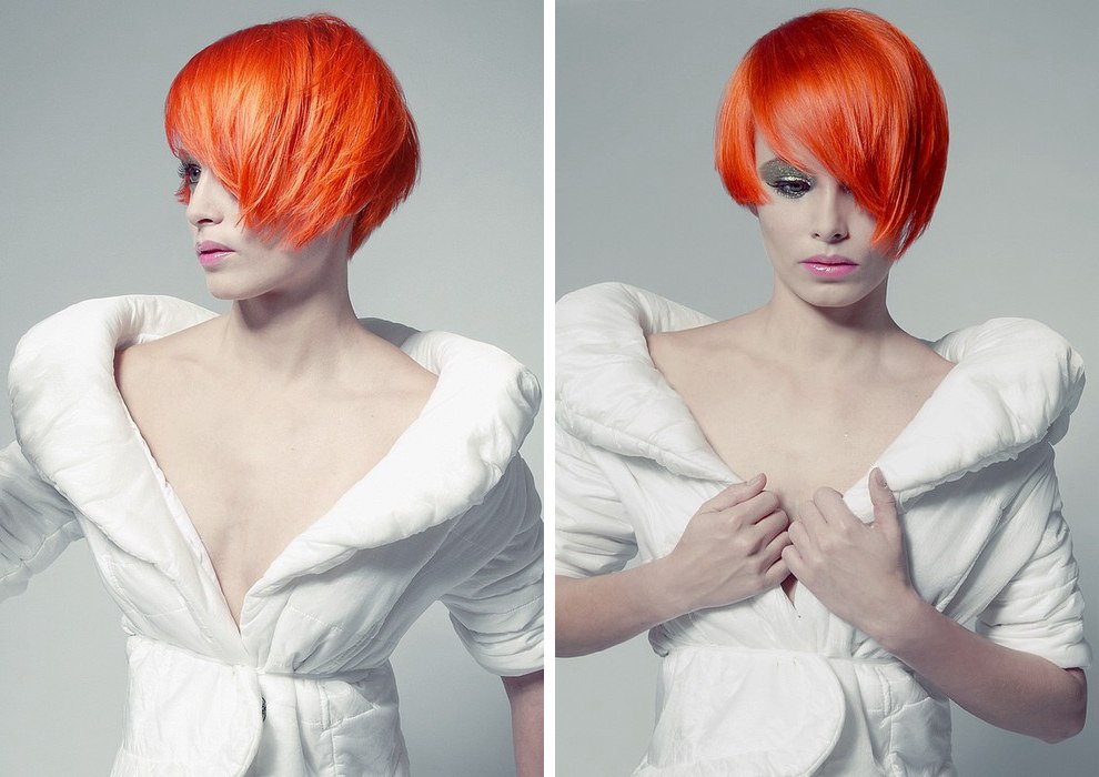 Extraordinary hairstyles with strong colors, bold shapes and geometric  elements