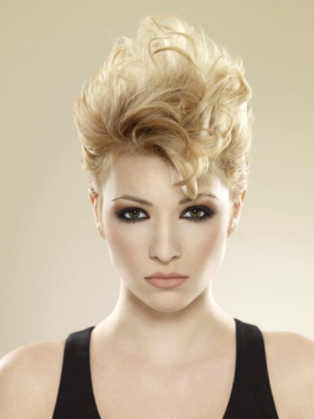 Flexible pixie cut hairstyle with tightly styled sides