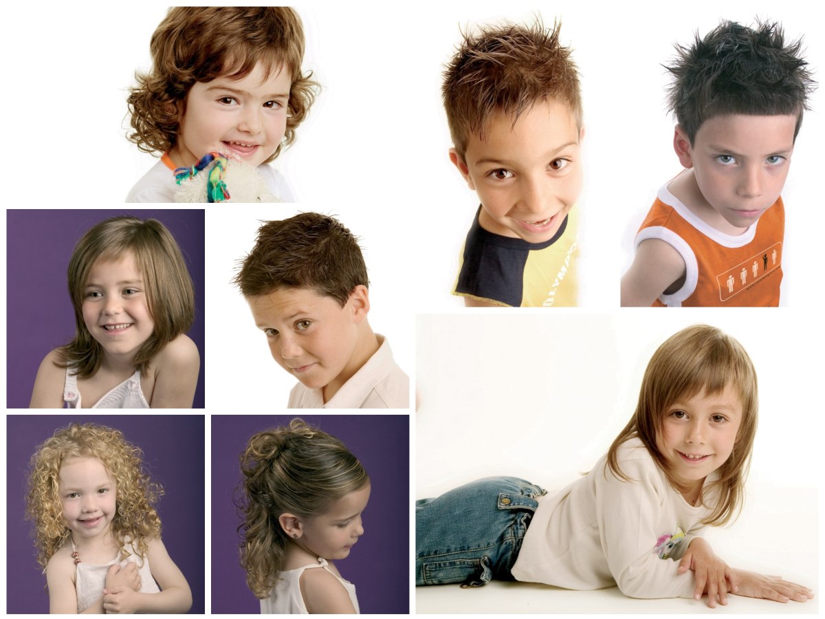 Children S Hairstyles With Short Easy Care Looks For Boys And Girly Styles For Girls
