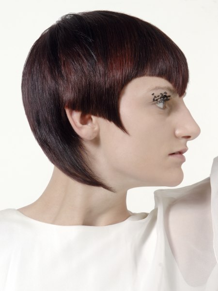 Modern pixie hair cut