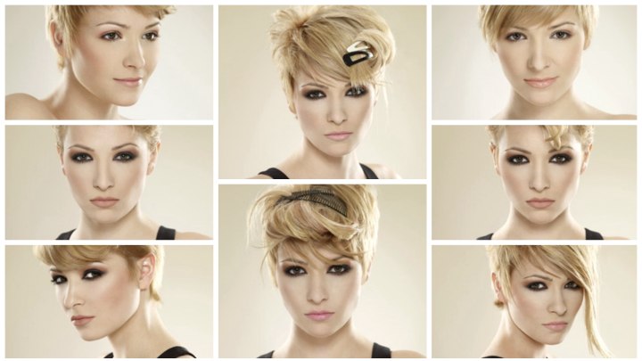 Short blonde haircuts