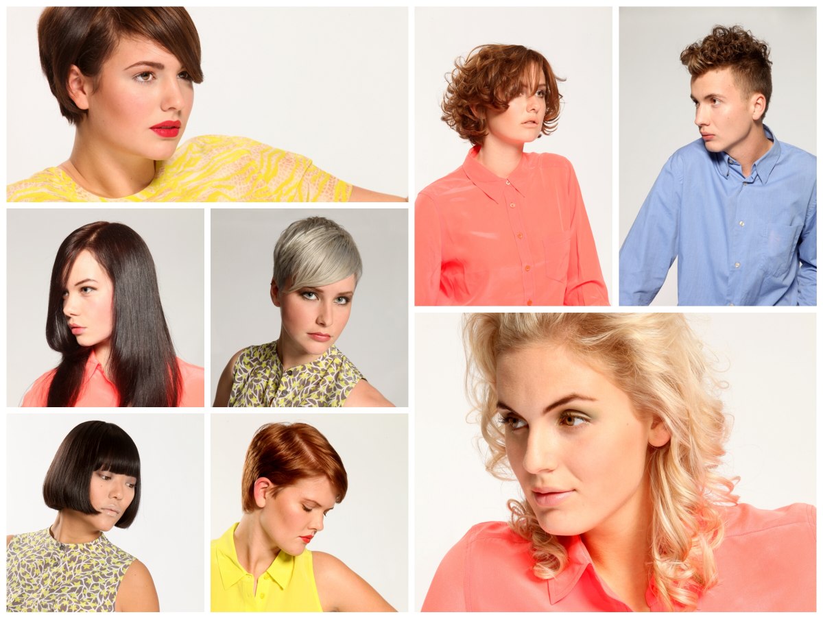 Hair fashion for men and women, inspired by the 60s and 80s