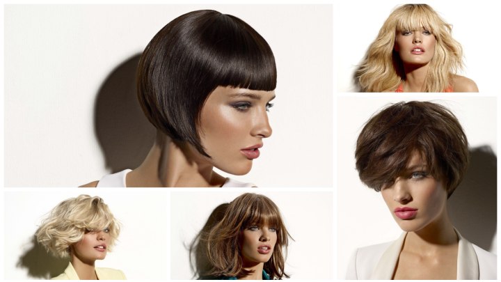 Long and short haircuts for women