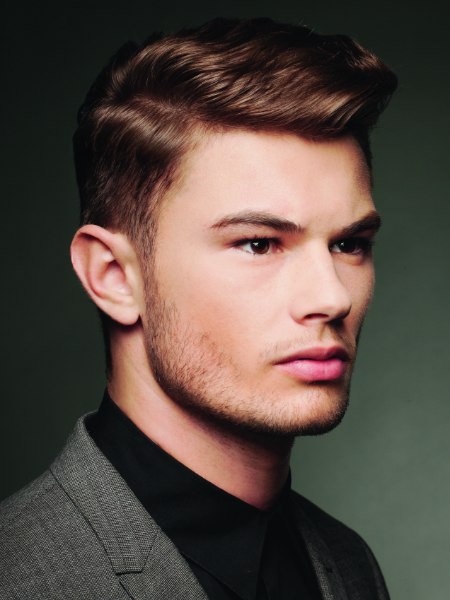 Modern professional hairstyle for men