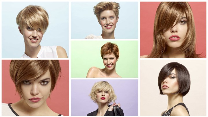 Short hairstyles from France