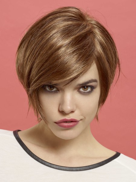 Jaw-length bob that accentuates the face