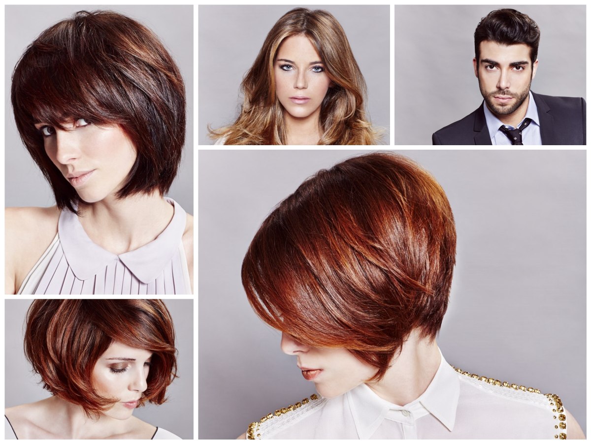 Trendy new hairstyles and hair colors for men and women