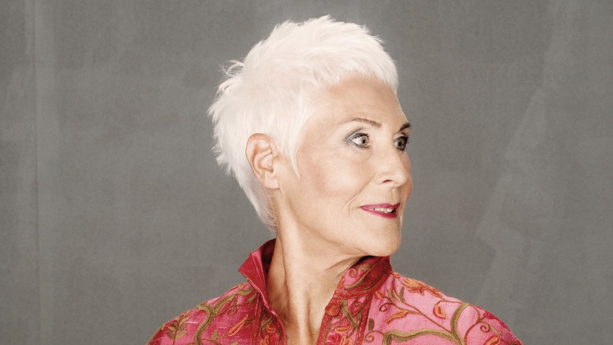 Super short haircut for older women with white hair