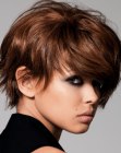 Short haircut with strong texture and motion