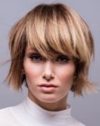 short layered bob