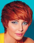 chic short hairstyle