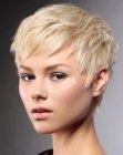 Practical and easy to style pixie cut
