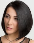 A-line bob with a youthful effect for older women