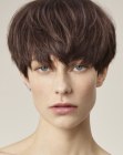 modern bowlcut