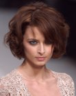 Layered short haircut