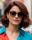 Long bob with volume
